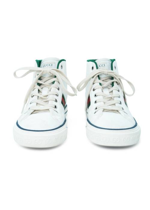 White high top sneakers