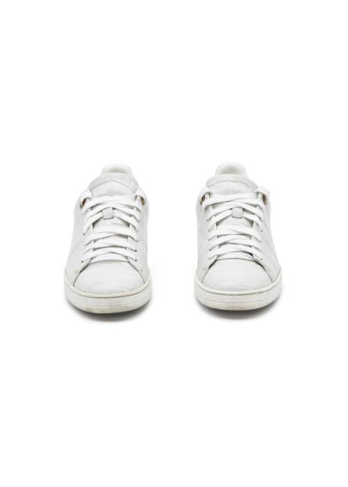 Weiße Sneakers aus Leder