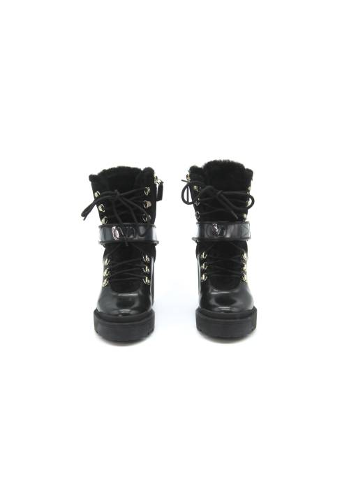 Valentino black leather boots