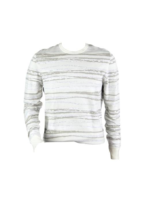 White cotton sweater