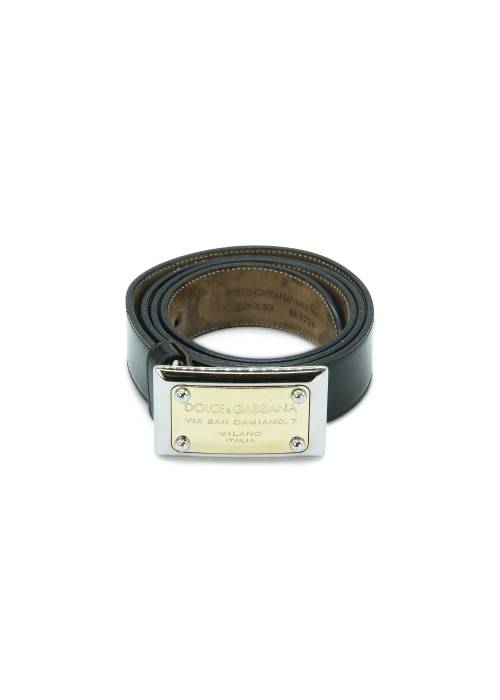 Dolce & Gabbana patent leather belt