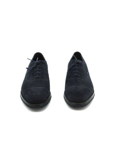 Chaussures en daim bleu marine