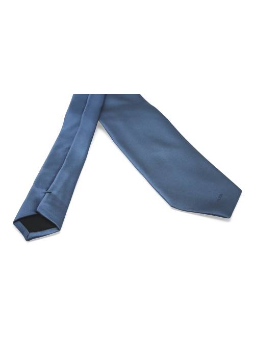 Prada blue silk tie
