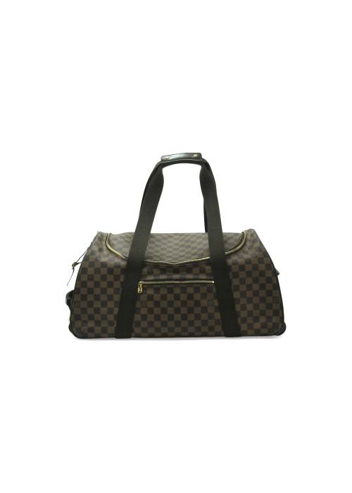 Louis Vuitton Koffer in braunem Schachbrettmuster