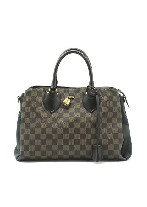 Normandy bag in brown checkerboard