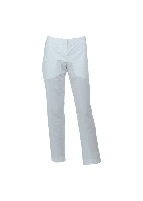 Pantalon blanc en coton