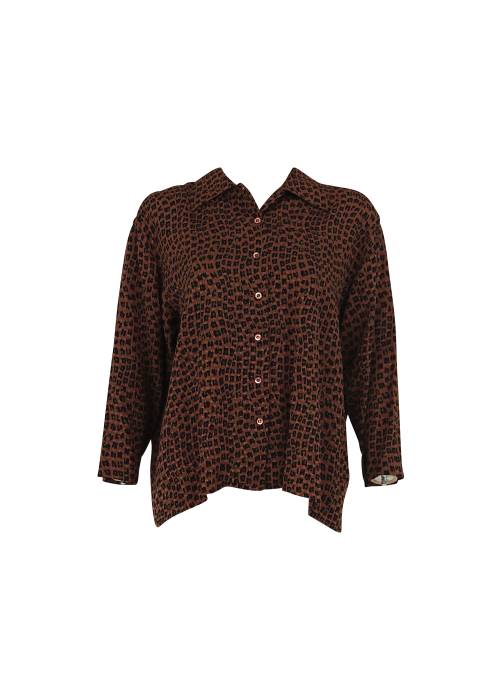 Leopard print blouse
