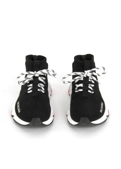 Speed Lace-Up black trainers