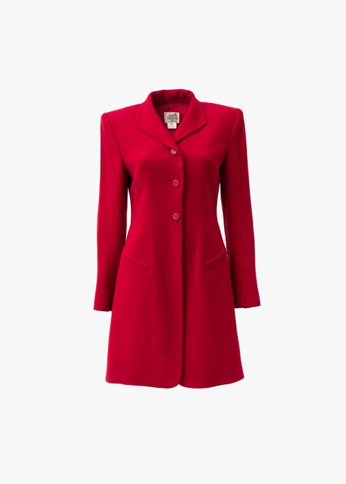 Classic red wool jacket