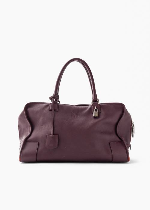 Amazona purple leather bag