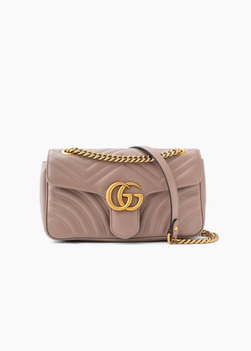 Marmont bag in beige leather