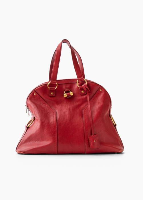 Muse red leather bag