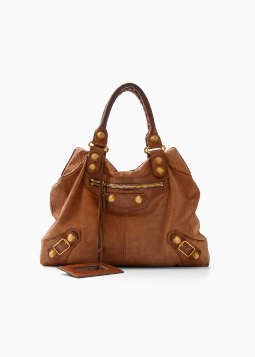 Classic City bag in brown leather