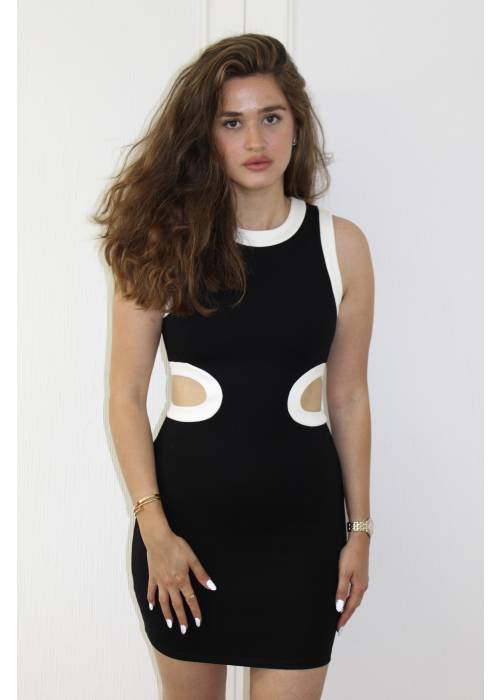 Staud - Black and white dress