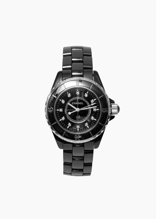 J12 ceramic and diamond watch