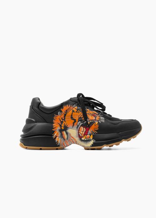 Schwarze Sneakers Rython Tiger