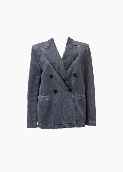 Blazer aus Denim MM6