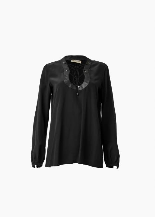 Chemise Emilio Pucci en soie noire