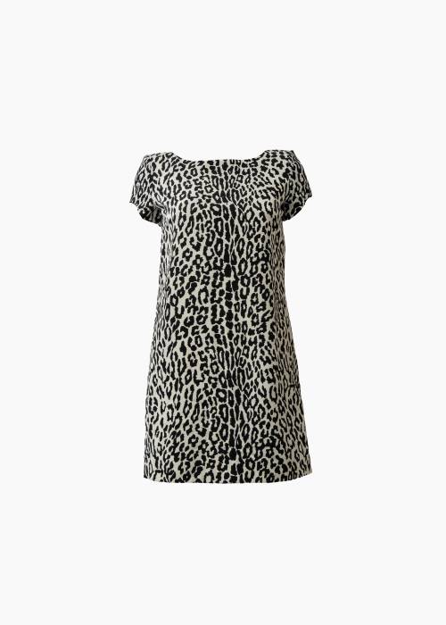 Kleid mit Leopardenmuster