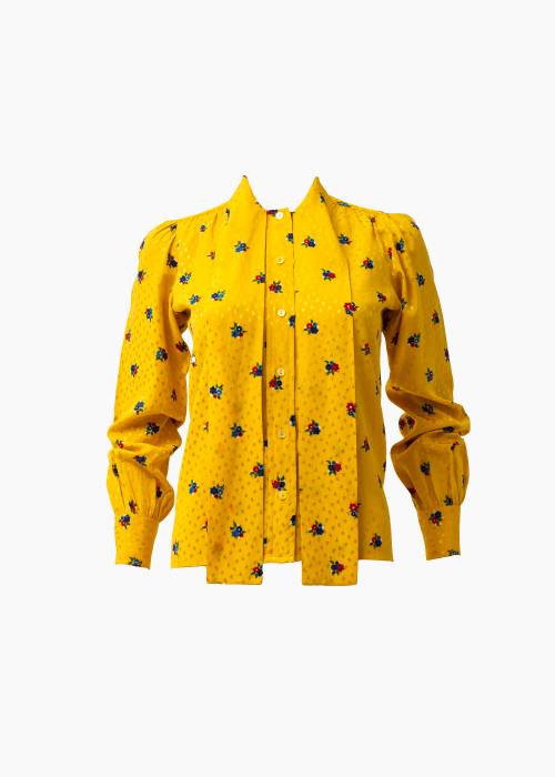 Vintage yellow blouse