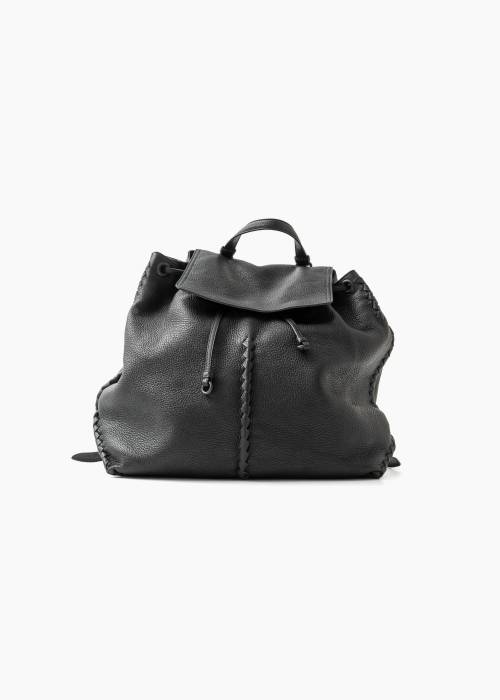 Leather backpack