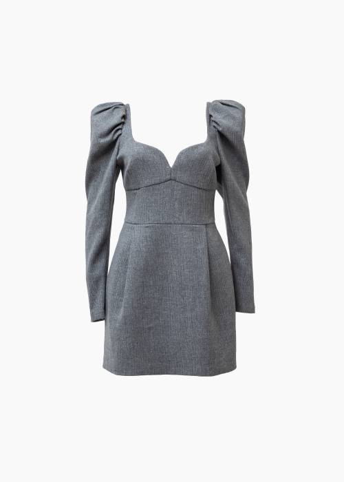 Grey mini-dress