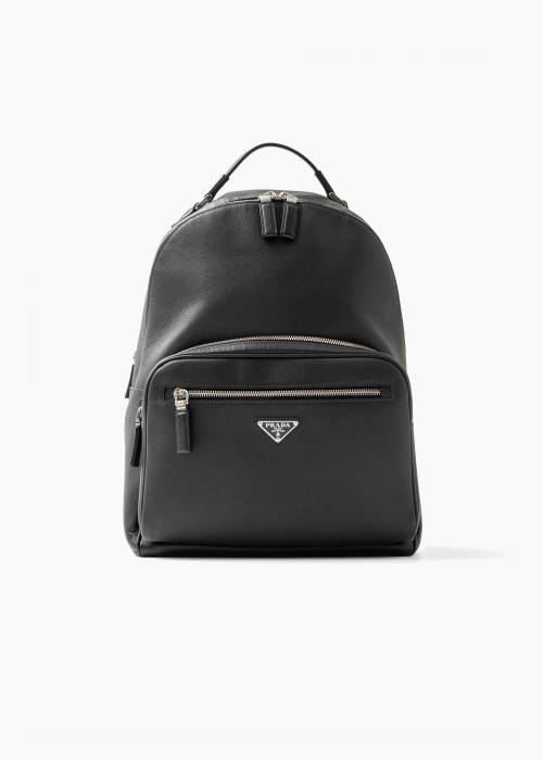 Saffiano Travel Rucksack aus Leder