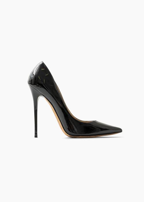 Anouck Pumps aus schwarzem Lackleder