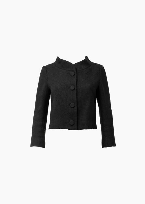 Veste noire en laine