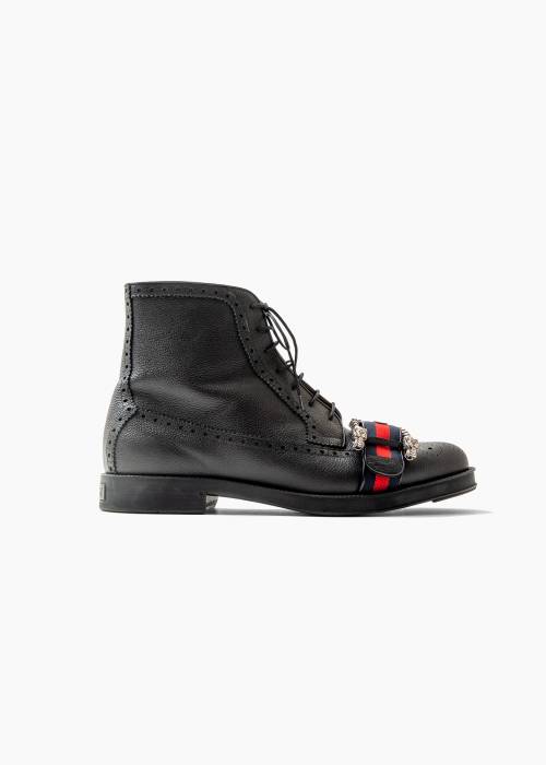 Serpenti lace-up boots