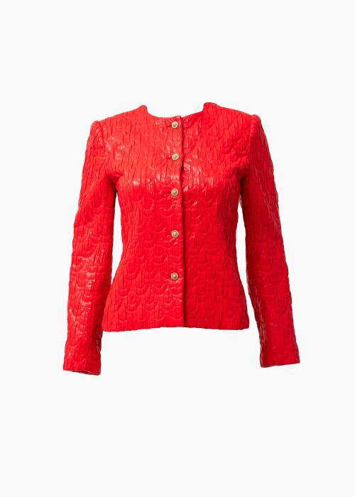 Short red jacket