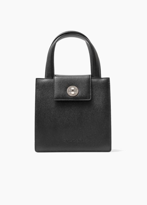 Sac en cuir noir