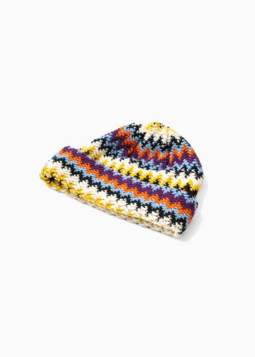 Multicolored wool hat