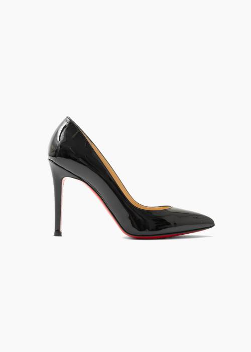 Kate Pumps aus schwarzem Lackleder