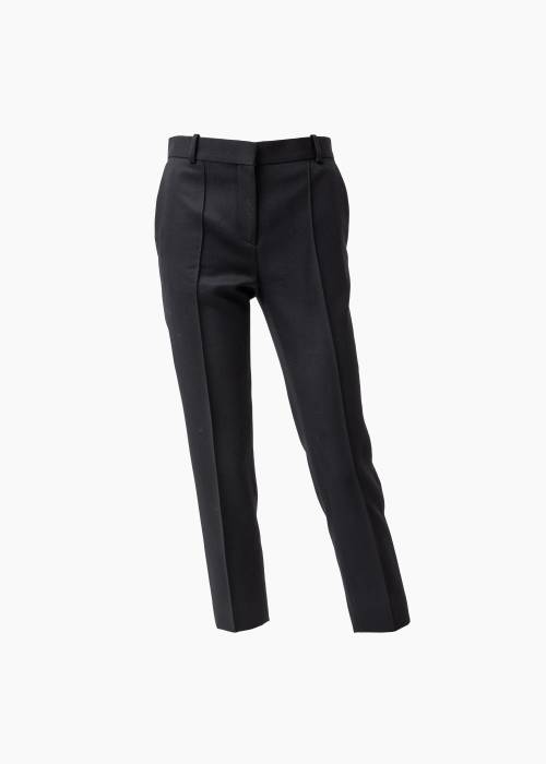 Navy blue wool pants