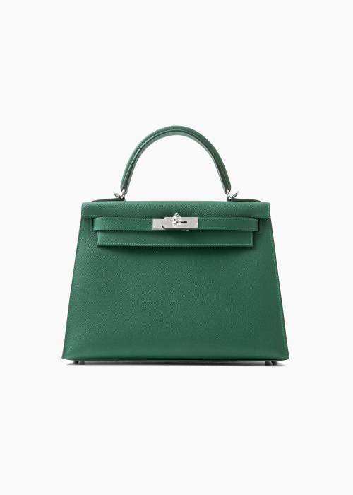 Kelly 28 Sellier Epsom Vert moyen