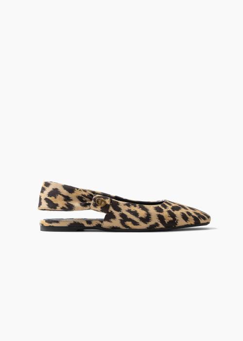 Mizza leopard print ballerinas