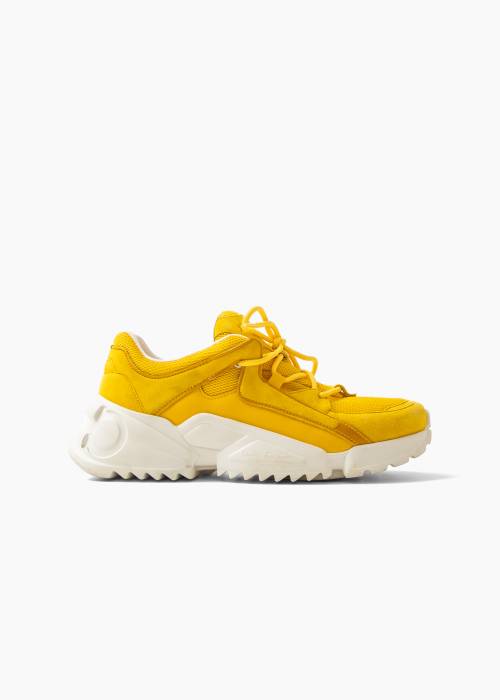 Yellow urban sneakers