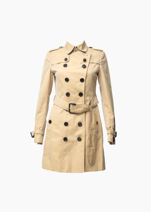Trench-coat mi-long