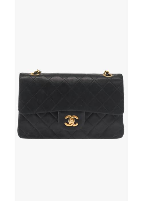 Klassische Vintage Tasche mit doppeltem Überschlag