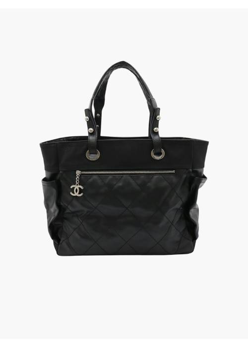 Paris Biarritz black tote bag