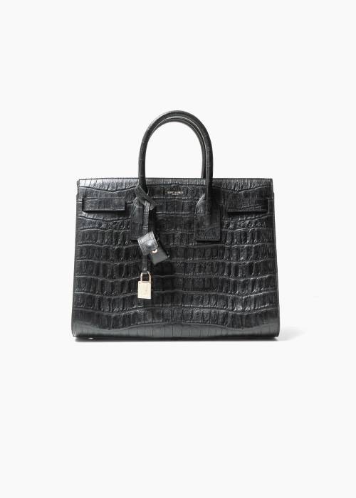 Sac de Jour Baby en cuir embossé crocodile
