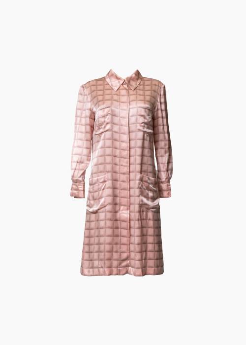 Robe-chemise à carreaux