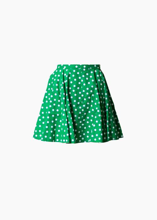 Jupe à petits pois
