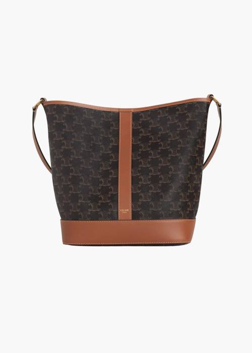 Medium bucket bag Triomphe model