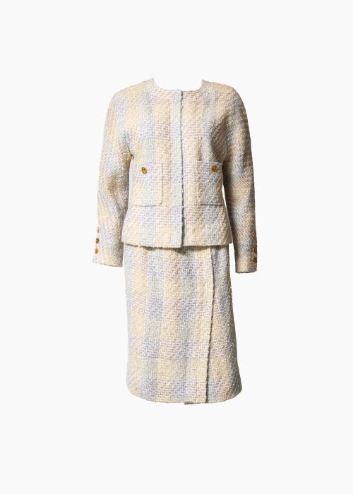 Ensemble en tweed vintage