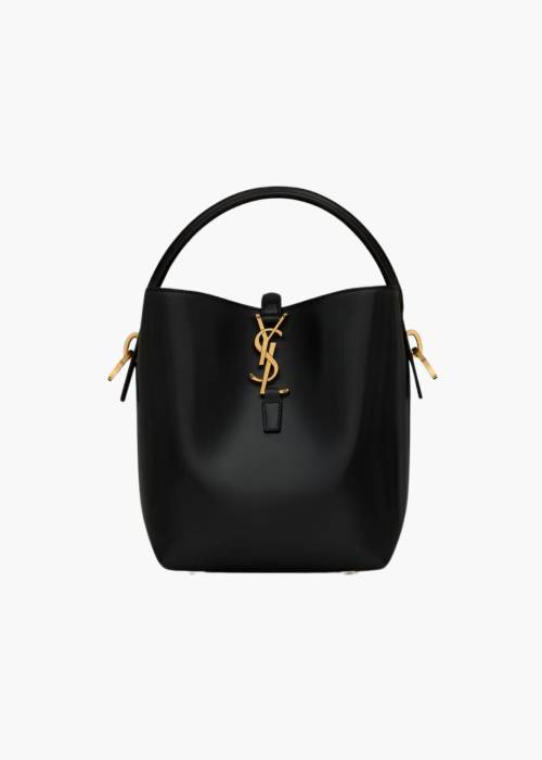 Sac Le 37 small en cuir noir