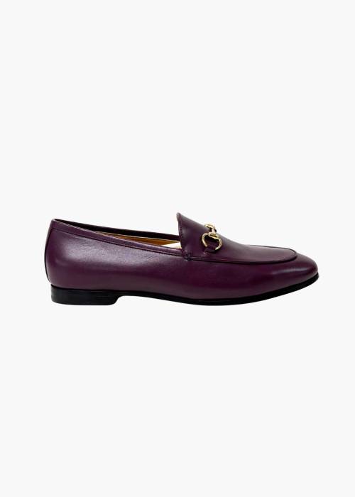 Mocassins Jordaan à Mors violet