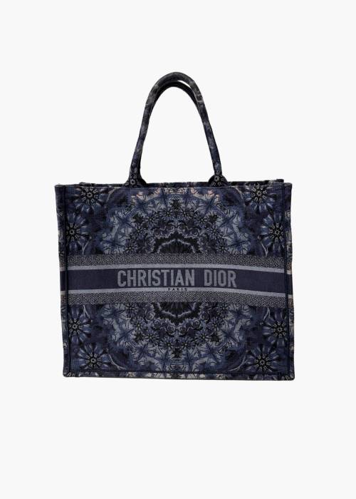 Sac Book Tote Large bleu marine