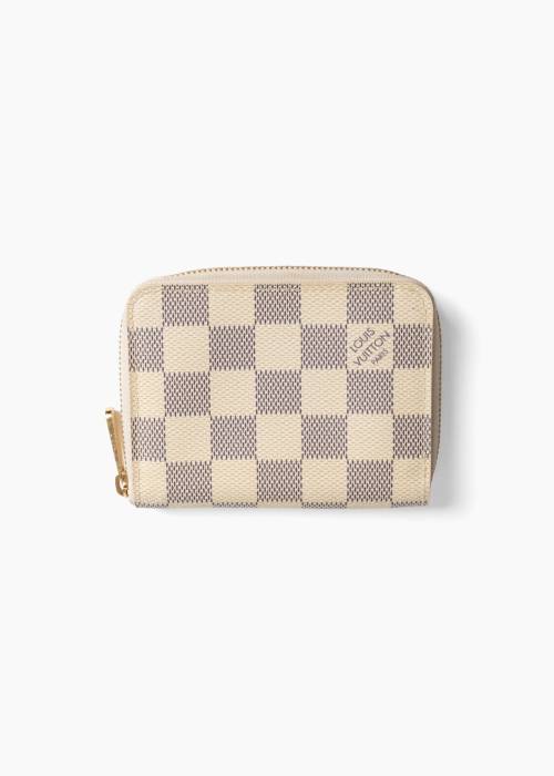 Porte-monnaie Zippy en toile Damier Azur